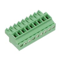PCB Plug Screw 3.81m m 16AWG 160V 8A 9 Position COMBICON MCVR Series
