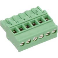 Serie de la posición COMBICON MVSTBR del tornillo de enchufe del PWB 6 5.08m m 12AWG 320V 12A