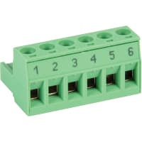 Serie de la posición COMBICON MSTB del tornillo de enchufe del PWB 5.08m m 12AWG 320V 12A 6
