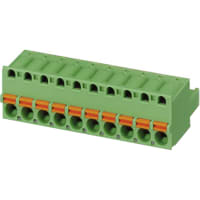 El PWB tapa Empujar-En serie de la posición COMBICON FKC 2 de 5.08m m 12AWG 320V 12A