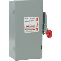 Cambie, seguridad resistente, 3 poste, 60A, nema 1, No-Fusible