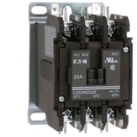 Contactor definido del control del propósito, 3 poste, 25A, 120 bobina del VAC