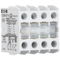 Contacto auxiliar, usado en arrancador y contactor, 1NO (EC) 1NC (BAJO), serie de la libertad