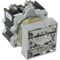 Mamá de Operator 30.5 milímetro (W/Interlock) Two Btn Operator 120V Full Voltage Light Unit