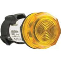 El montaje Mnt-Sz incandescente 22m m del panel del indicador roscó 24VAC/VDC ambarino 2500 horas
