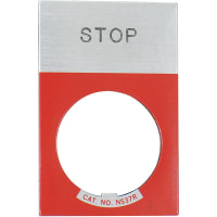 Parada accesoria de las placas de leyenda, serie E22