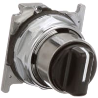 Botón resistente, selector, 3-Pos, mantenido, perilla, serie 10250T