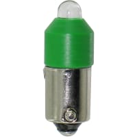 Lámparas del reemplazo LED, para E34 y E22 las unidades, verde, continuo, 24 Vac/dc