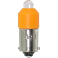 Botón, 120V naranja, AC/DC