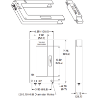 Current Transformer Split Core 1 000A ANSI ACCURACY los 2.00IN los x 5.50IN WINDOW