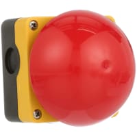 Operador del interruptor de la palma, mantenido, 1No-2Nc, rojo, serie M22