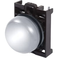 Luz de indicador rasante, 12-30V, blanco/blanco, serie M22