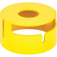 Aceite del botón 30.5 milímetro/cubierta enorme accesoria hermética de la cabeza de la seta - Yel