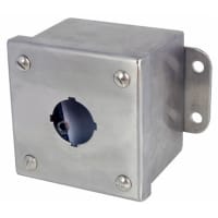 Botón resistente, 30.5 milímetros, de hermético, recinto, 1-Hole, serie 10250T