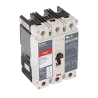 Serie magnética termal 3 moldeada de poste 15A 650VAC 250VDC C de los interruptores del caso