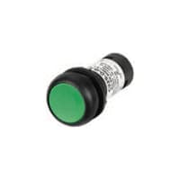 Interruptor de botón, SPST, 1.5A 230VAC, 120VAC LED, verde, serie C22