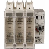 Desconexión rotatoria, UL98, K-FRAME, 3POLE, 60AMP, J-FUSIBLE