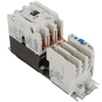 Arrancador de DOL, 3Pole, IEC, 120VAC@60Hz, 110VAC@50Hz bobina, 1NO contacto aux., marco de K