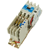 Arrancador de DOL, 3 poste, nema, ningunos calentadores, 480VAC@60Hz, 440VAC@50Hz bobina, contacto aux. 1NO