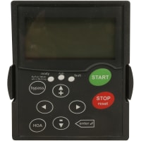 Telclado numérico, mano/de/automóvil, módulo del panel de control, exhibición del LCD, serie HVX9000