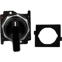 Botón resistente, 30.5 milímetros, 60 tiro del grado, negro, serie 10250T