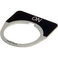 Botón, Lgd Plt 1/2Rnd para arriba, serie 10250T