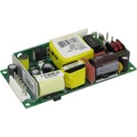 Fuente de alimentación, AC-DC, 15V, 2.7A, 90-240VIn, marco abierto, Pnl Mnt, médico, 41W, serie de MVLT