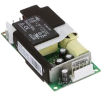 Fuente de alimentación, AC-DC, 12V, 5A, 90-132/180-264V adentro, marco abierto, montaje del panel, serie de LFVTL