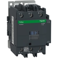 Contactor, control del motor, 220VAC, 80A, 3P, carril del estruendo, serie de TeSys Deca