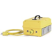 Sitio de trabajo de LOVOLT 400W 120V/12V con el triturador de los receptáculos 15A de 4, cuerda de 16/3 SOOW