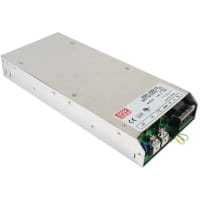 Fuente de alimentación, AC-DC, 48V@20.8A, 5V@0.5A, 100-264V adentro, incluido, Pnl Mnt, PFC, serie de RSP