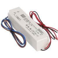 Power Supply, AC-DC, 12V, 5A, 100-264V adentro, Encapsulated, LED Driver, LPV-60 Series