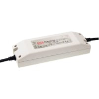 fuente de alimentación, AC-DC, 24V, 1.9A, 90-295V adentro, sellado, Pnl Mnt, conductor del LED, serie PLN-45