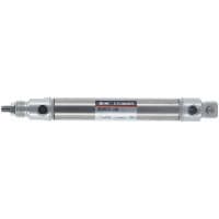El actuador, cilindro, solo Rod, agujerea 0.75 ", frota ligeramente 3 ", 1/8 portuario " NPT, doble