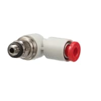 Male Elbow Fitting, Plastic Body, Tube 5/32 ", Port 10-32 UNF, KS Series