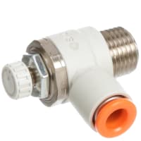 Apresure el regulador, codo, tubo portuario 1/4, un tacto de 1/4 NPT, aire, PBT, COMO serie | SMC