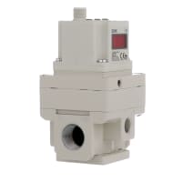 Regulador neumático, 1500L/min, .005-.9MPa, 4-20mA adentro, 1-5VDC hacia fuera, 1/2 " NPT | SMC