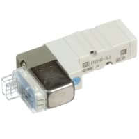Válvula de solenoide, piloto, aire, 24 VDC, 0.15 a 0.7 MPa, M3 x 0.8, serie de 300