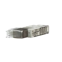Solenoid Valve, with Port Plug, 24 VDC, VQZ100 Series de 3 Port Base Mount