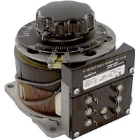 Transformador variable 2400VA 120/240VAC 0-240/0-280VAC primario 10/7.5A secundario