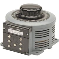 Transformador variable 0.24 V 10A hacia fuera 2.4kVA, 240V VI, panel, 50/60Hz, perilla