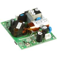 Fuente de alimentación, AC-DC, 12V, 0.92A, 85-264V adentro, marco abierto, Pnl Mnt, médico, serie GSM11