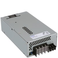 Fuente de alimentación, AC-DC, 48V, 12.5A, 115-264V adentro, incluido, panel Mnt, PFC, 600W, serie del PLA