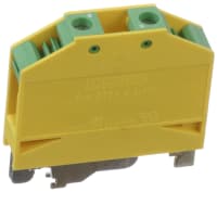 Conectador ProtectiveConductor - 0.1sq.mm2.5 26-14AWG Grn-YL de bloque de terminales