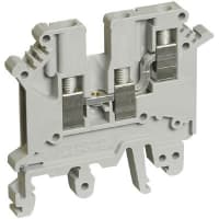 Conec del tornillo del carril del estruendo del conectador del bloque de terminales 3 30-12 gris del AWG serie de 5.2 milímetros W Reino Unido