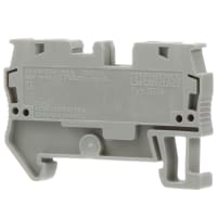 Gris Feed-Through del AWG de la conexión 28-10 de la Resorte-jaula del bloque de terminales 32A 800V