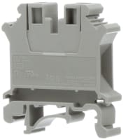 Alimentación del conectador del bloque de terminales a través del AWG del tornillo 2 0.5-16 sq.mm 20-6 10.2 milímetros de gris de W