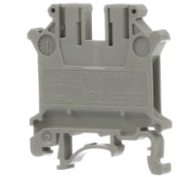 Alimentación del conectador del bloque de terminales a través del AWG del tornillo 2 0.2-4sq.m m 24-12 5.2 milímetros de gris de W