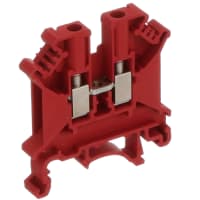 Las conec llaman la alimentación del negro a través del AWG de la abrazadera 2 0.2-6sq.m m 24-10 del tornillo 6.2 milímetros de rojo de W