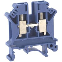 Las conec llaman la alimentación del negro a través de azul del AWG 8.2 milímetro W de la abrazadera 2 0.2-10sq.m m 24-8 del tornillo